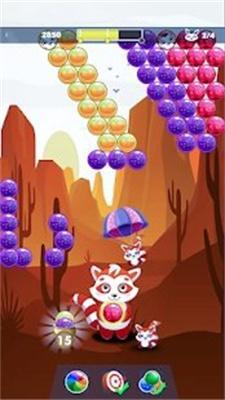 泡泡猫射手(Bubble Cat Shooter 2020)手机版截图1