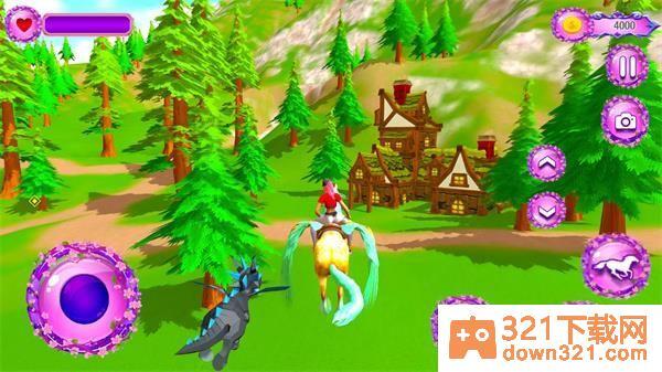 我的飞天独角小马(My Flying Unicorn Horse Game)手机版截图2