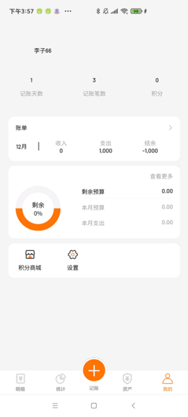 李子记账app安卓版截图1