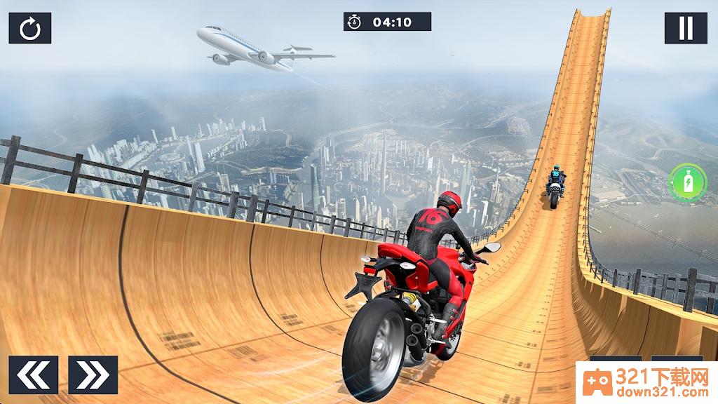 大型坡道自行车特技(Ramp Bike Games: Bike Stunts)安卓版截图2