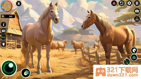 马的历险(Virtual Horse Riding : Horse Games)安卓版截图1