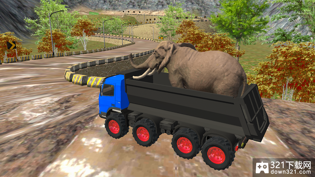 泥卡车动物运输(Mud Truck Games Animal Games)手机版截图3