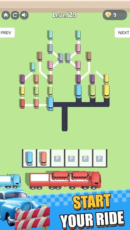 停车场交通堵塞(Car Traffic - Parking Lot Jam)手机版截图2