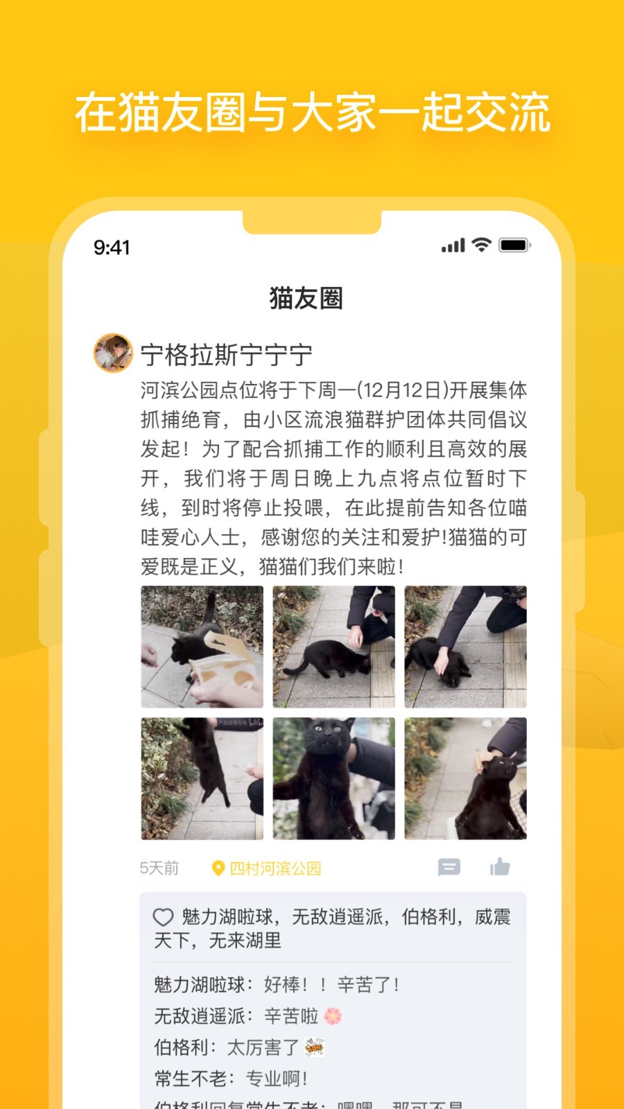 哈啰街猫app安卓版截图3