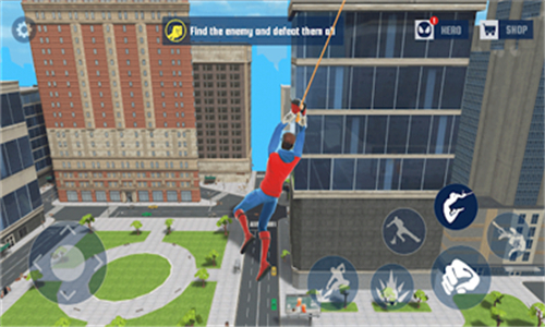 绳索蜘蛛英雄格斗(Super Spider Rope Vegas 3D)手机版截图3